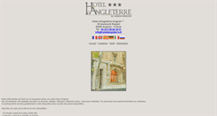 Desktop Screenshot of m.hoteldangleterre.fr