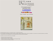 Tablet Screenshot of m.hoteldangleterre.fr